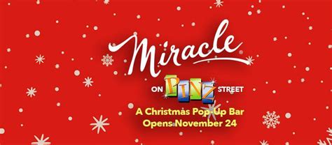 To call this holiday pop-up bar popular would be an understatement, as seemingly. . Miracle on pinz street
